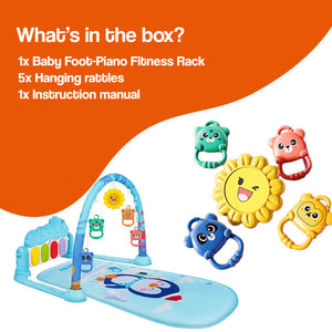 Baby Foot-Piano Fitness Rack for Newborns