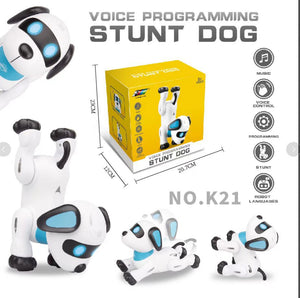K21 Intelligent Voice-Controlled Stunt Robot Dog