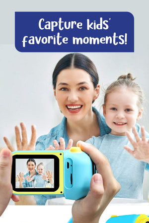 CÁMARA DIGITAL DE JUGUETE PARA NIÑOS Y GRABADORA DE VÍDEO