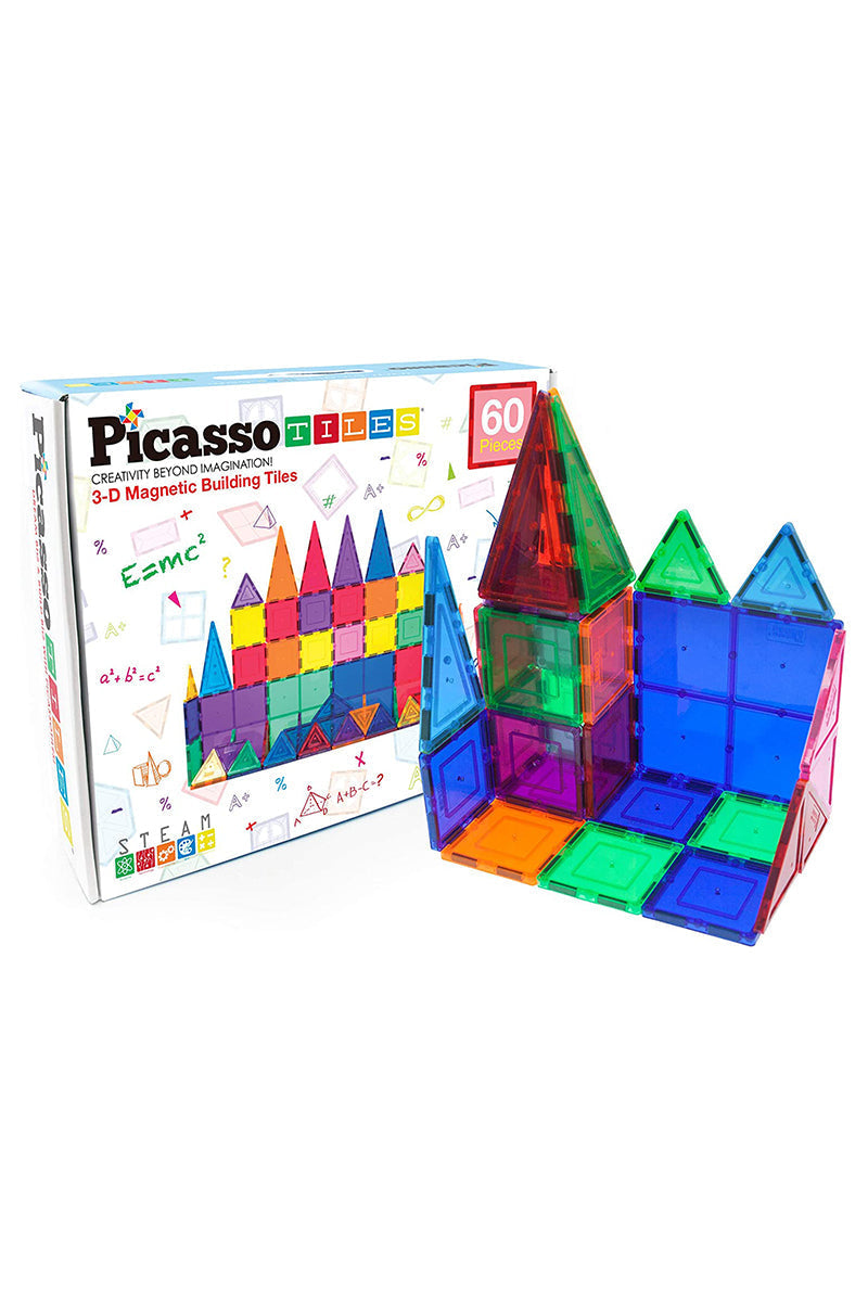 Magnetic Building Tiles Transparent Blocks Toy