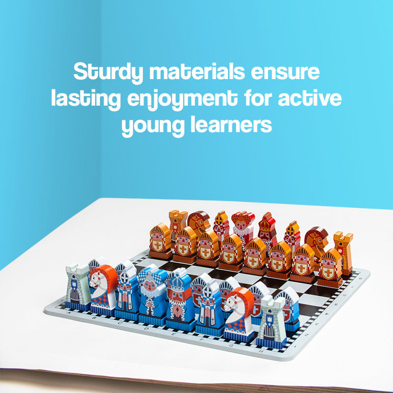 Checkmate Kingdom Educational Chess Set for Kids