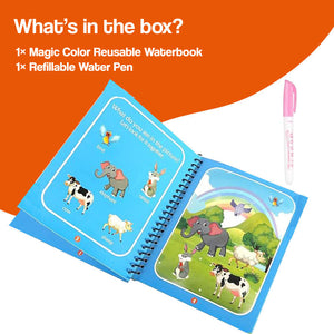 Magic Color Reusable Waterbook