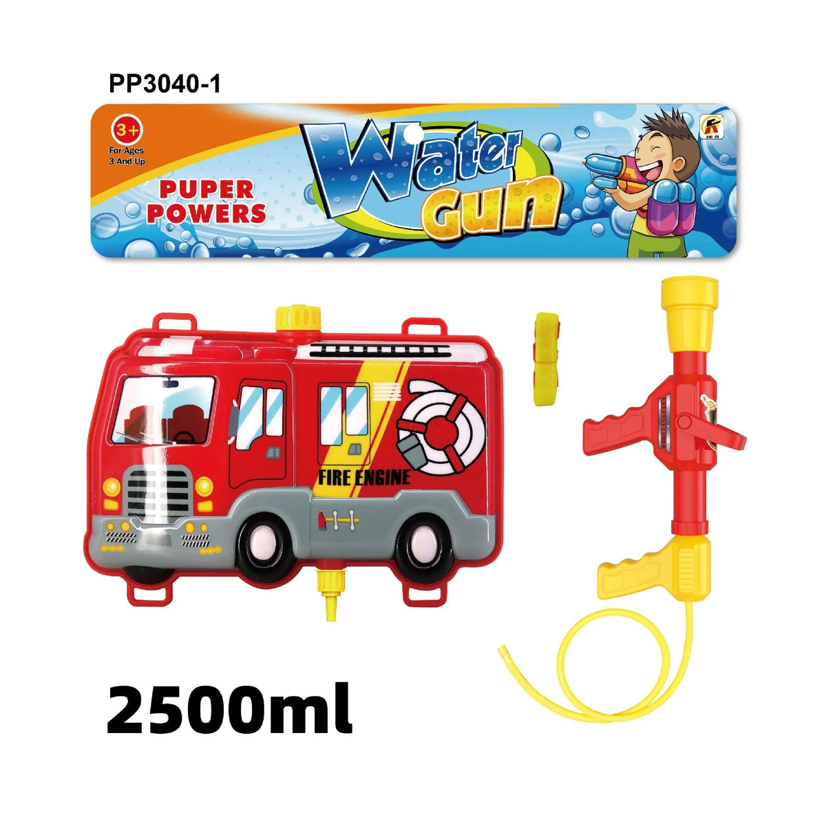 Firefighting Water Gun Backpack Toy