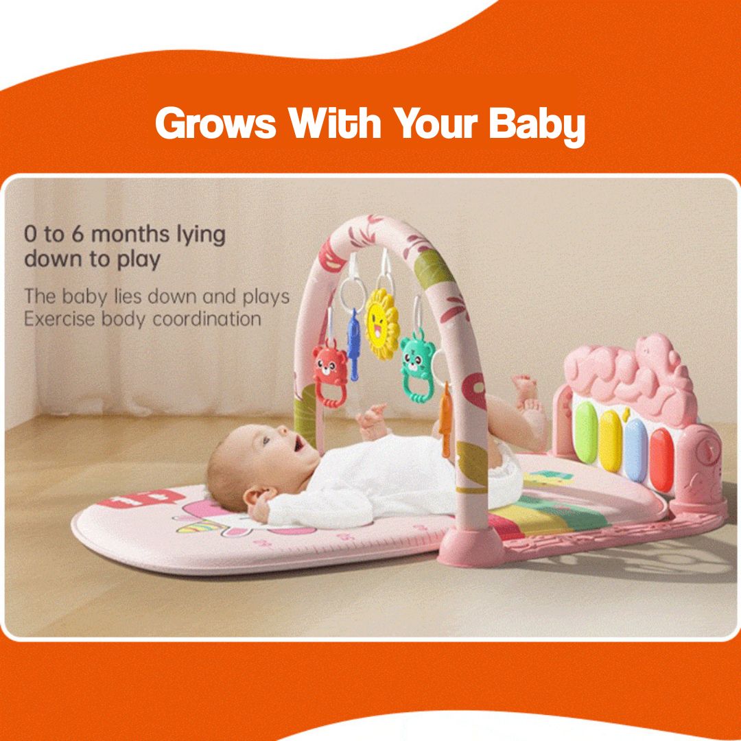 Baby Foot-Piano Fitness Rack for Newborns