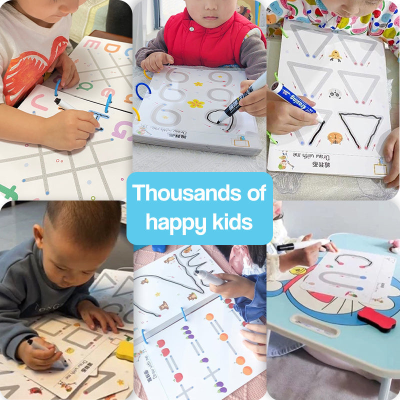 TraceMaster Toddler Writing Reusable Cards