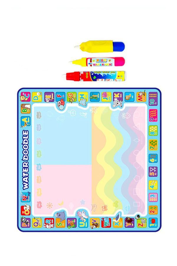 Alfombrilla Mágica De Dibujo Para Niños Cero Desorden De Líquido Con Bolígrafo y Pincel