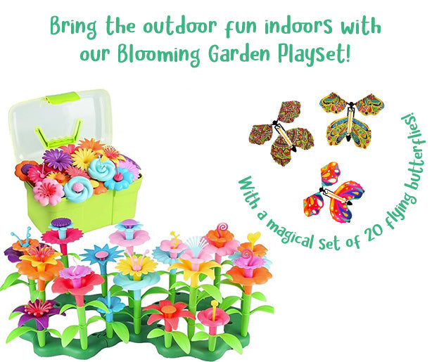 EDUKACYJNE ZABAWKI DO BUDOWY OGRODÓW KWIATOWYCH