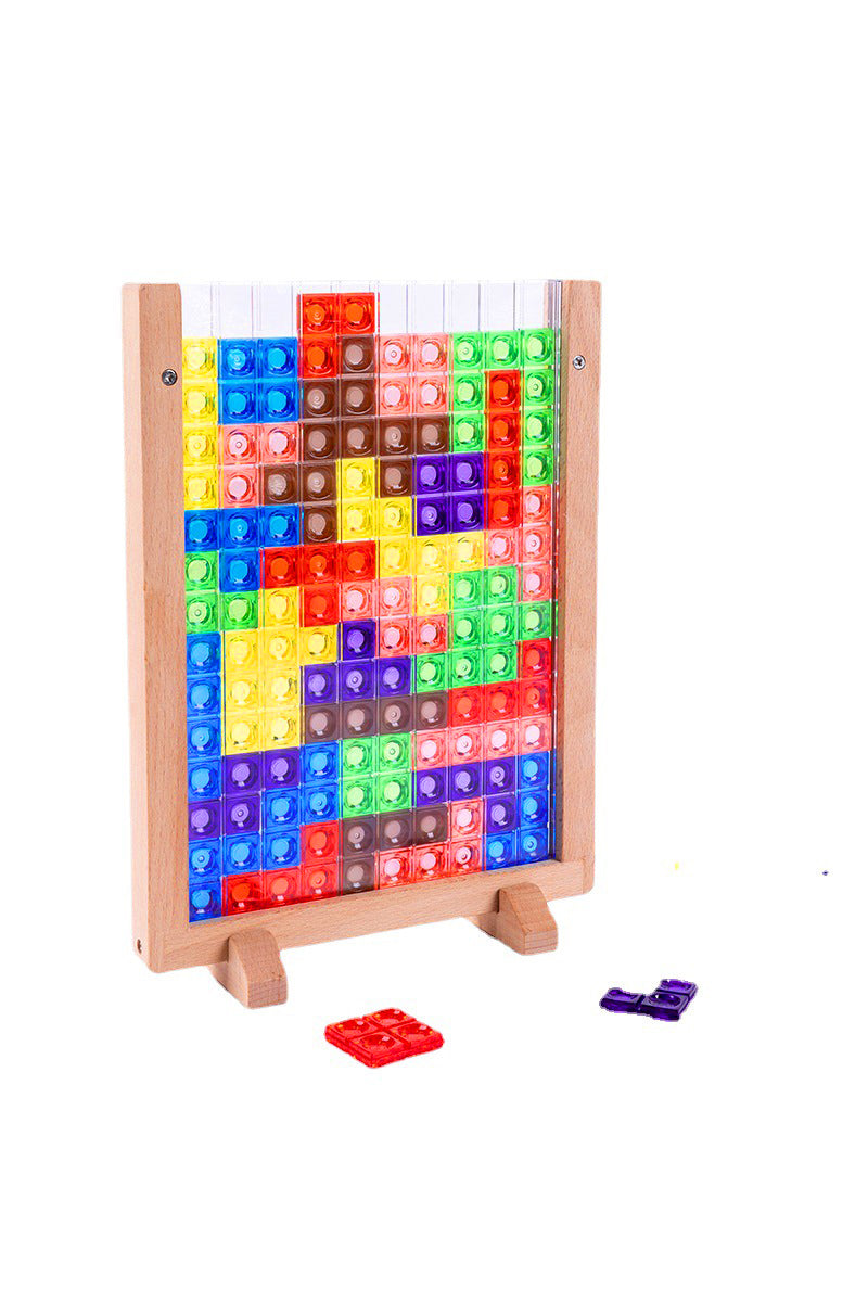 Kognitivní puzzle hra s geometrickými tvary